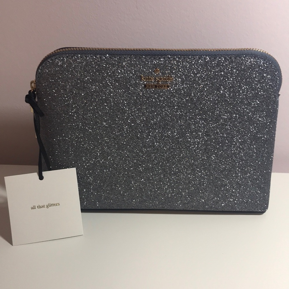 Kate spade bag. Sparkly blue